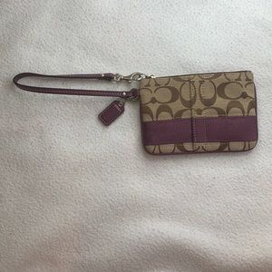 Coach wristlet
